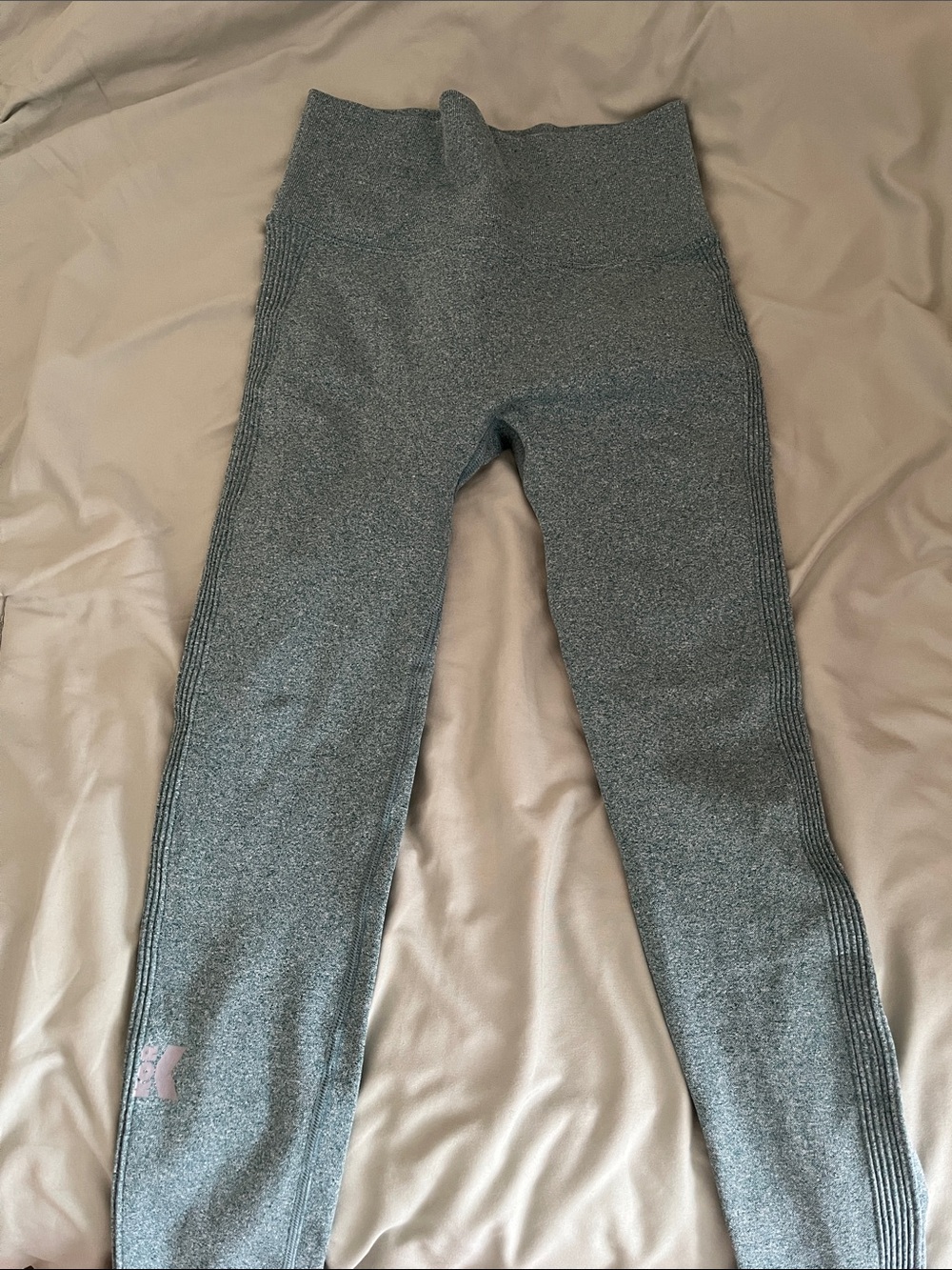Teal Scrunch Seamless Leggings Medium